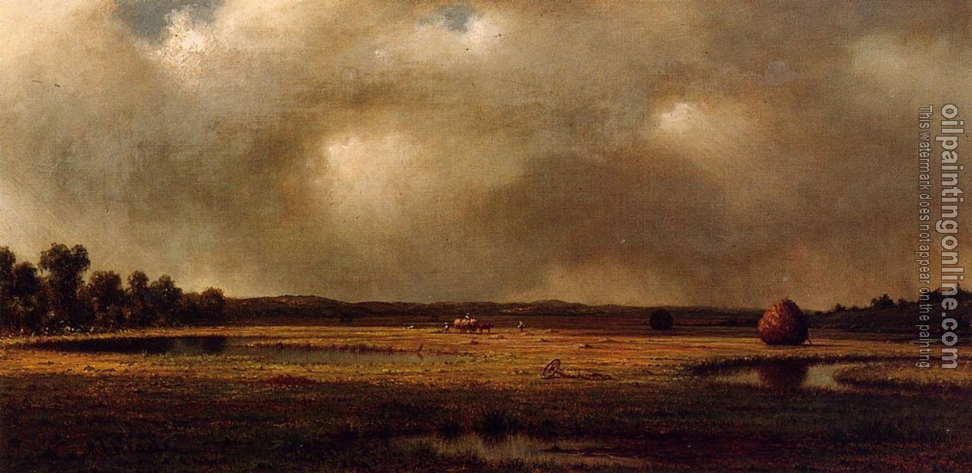 Heade, Martin Johnson - Storm over the Marsh